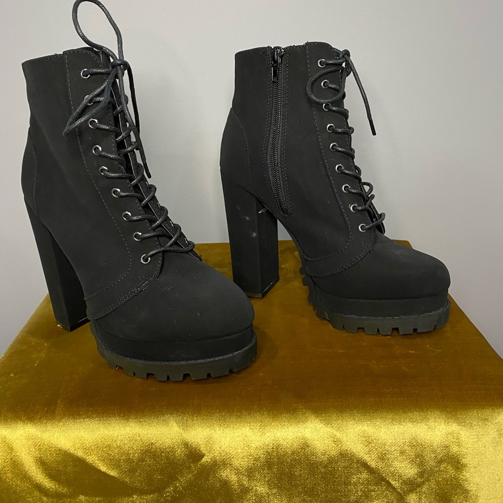 Platform booties